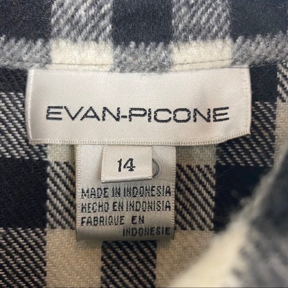 Evan Picone || Vintage Gingham Lightweight Jacket - Picture 6 of 8